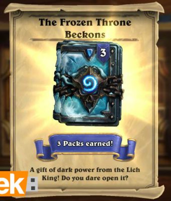 Hearthstone’a Knights of the Frozen Throne Genişleme Paketi Geldi